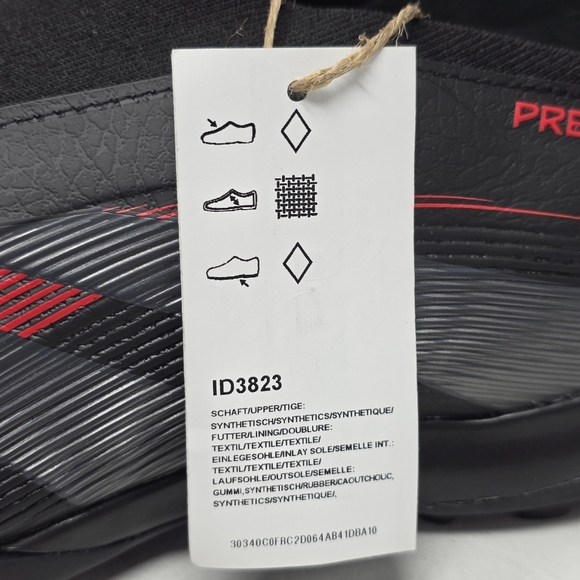 Adidas Men\'s Predator League Laceless Turf Soccer Size 13.5 Black ID3823 NEW main image 7